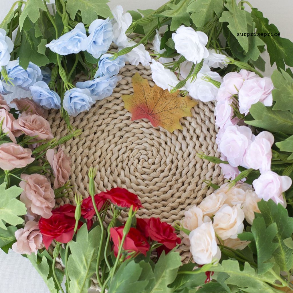 【SPP】 Nhánh hoa hồng nhân tạo bằng lụa đẹp mắt sống động như thật đẹp mắt để bàn làm việc