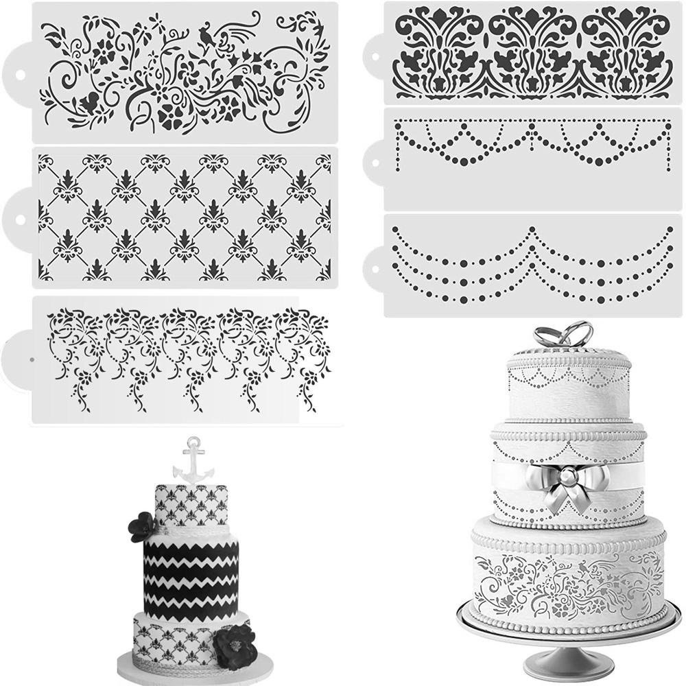 Khuôn Tạo Hình Trang Trí Bánh Kem Hình Hoa Bằng Lúa Mạch DIY