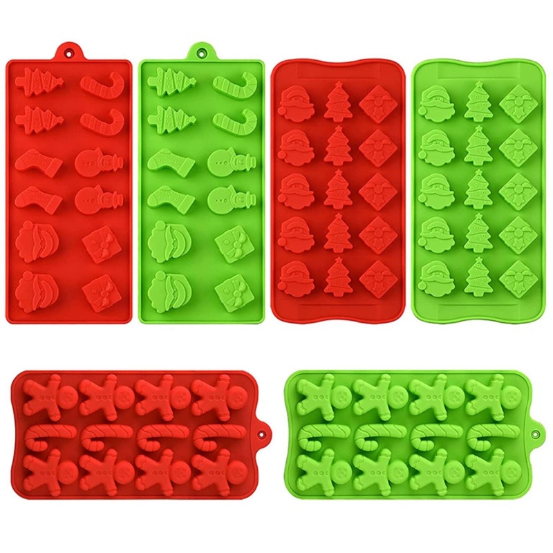 Khuôn Silicone Làm Bánh Mousse Chủ Đề Giáng Sinh