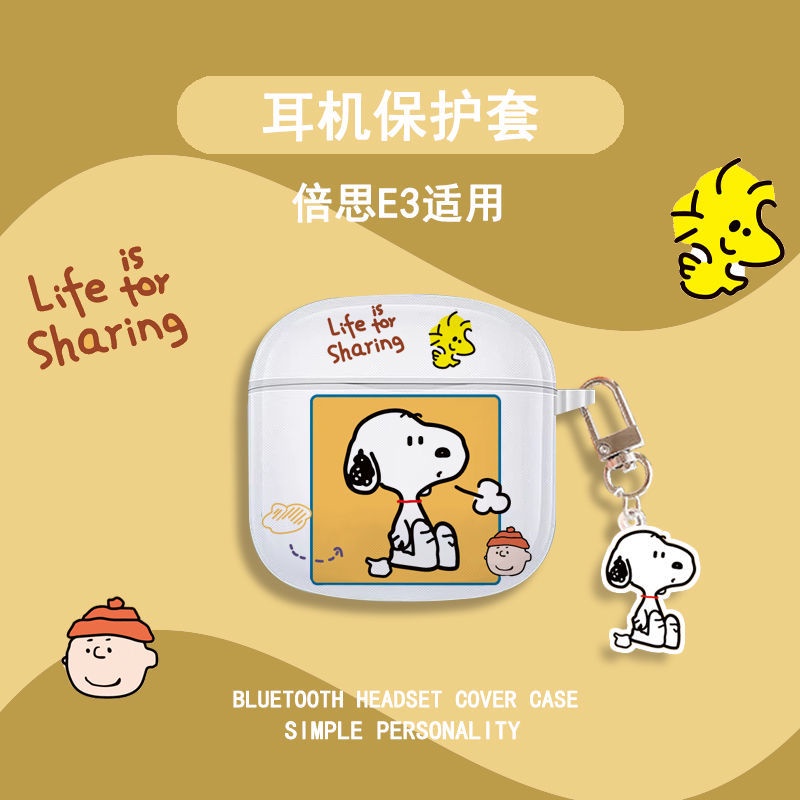 Ốp Lưng Chất Liệu Tpu Silicone Trong Suốt Họa Tiết Hoạt Hình Cho Baseus E3 E8 W04 Pro Wm01 Baseus E3