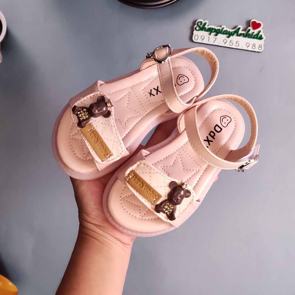 Sandal cho bé gái từ 4 tuổi đến 14 tuổi hàng quảng châu siêu đẹp