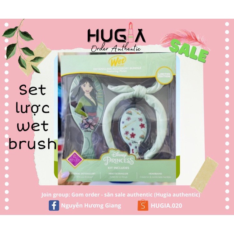 Set lược WET BRUSH