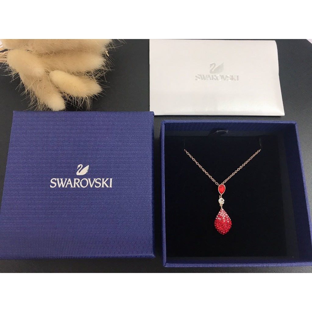 [Original] Swarovski FUN FUN has a gradual change of tone and elegant feminine necklace as a gift for my girlfriend s925 silver fashion jewelry