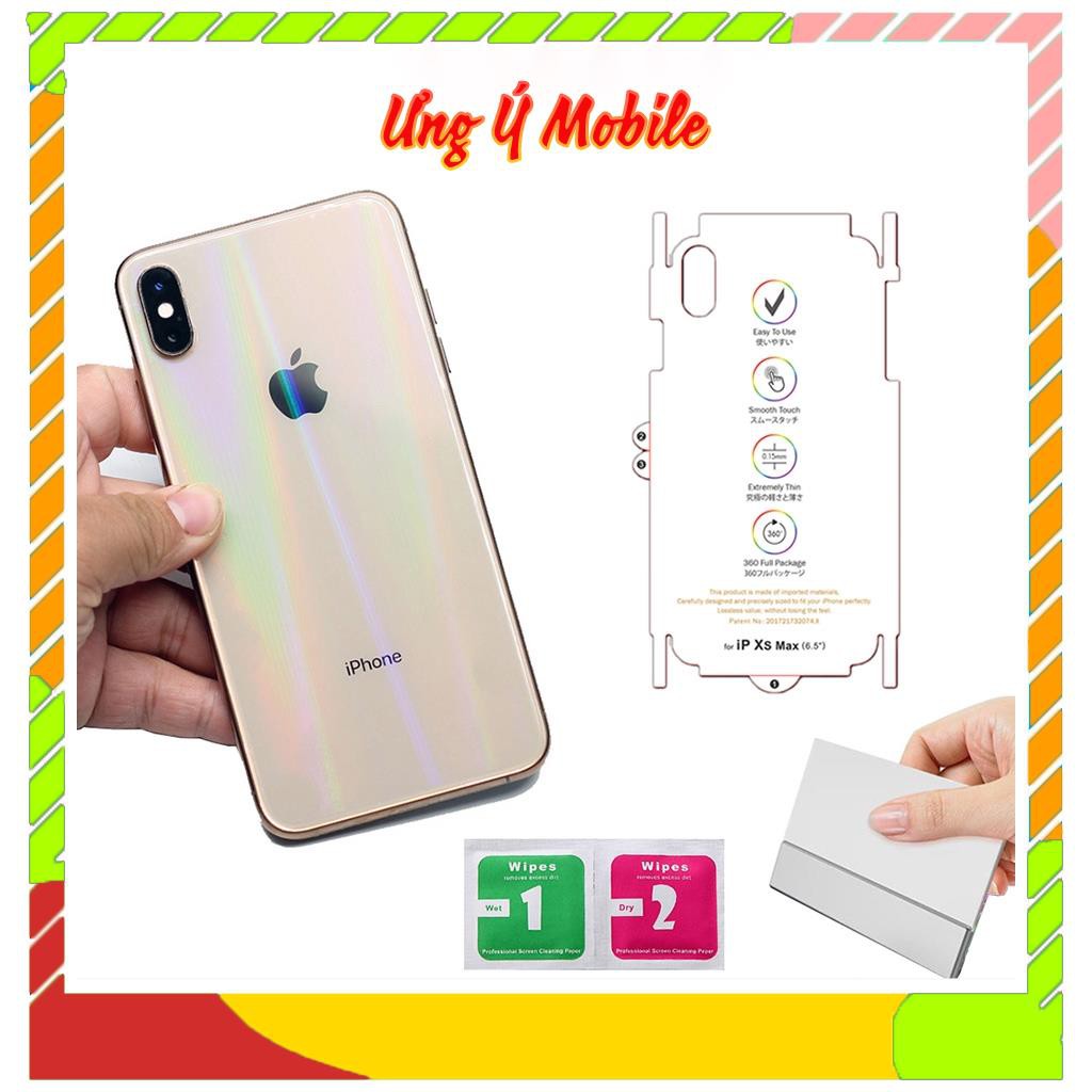 Miếng dán PPF mặt sau lấp lánh - tặng phụ kiện 6/6s/6plus/7/8/7plus/8plus/x/xs/xs max/11/11promax - UYM2 Case K5-1