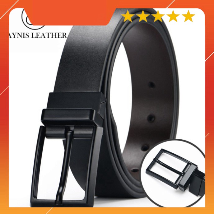 Dây Nịt Nam Khóa Kim Da Thật 100% , Thắt Lưng Da Nam Khóa Kim TL005 - SIÊU HOT