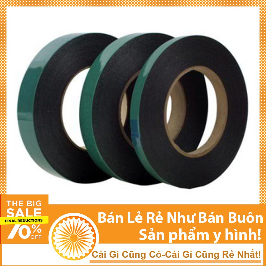 Băng Dính Xốp 1.8cm 2 Mặt Siêu Dính