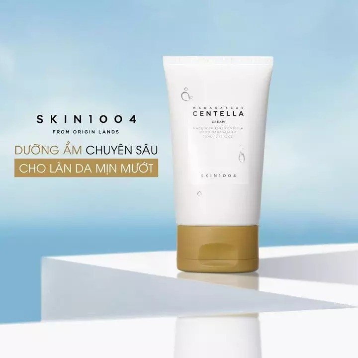 Bộ mỹ phẩm dưỡng da cho da nhạy cảm rau má Madagascar Centella Skin1004 Auth Hàn Quốc