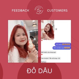 Thuốc nhuộm tóc Đỏ dâu Buddyhairs
