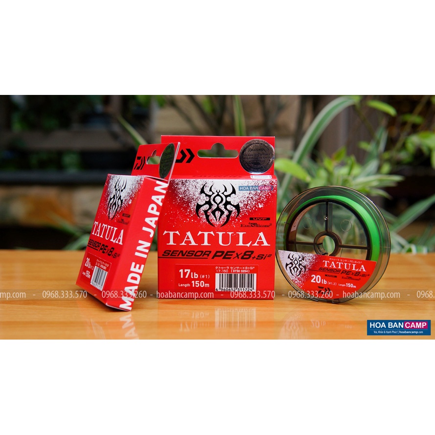 Dây Dù Daiwa Tatula Sensor X8+Sl2 - 150m