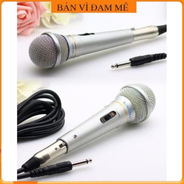 Micro Karaoke Chống Hú, Độ nhạy - hút âm cao - TOP Mic Hát Karaoke mẫu mới,Mic karaoke xingma. Bảo hành 1 đổi 1