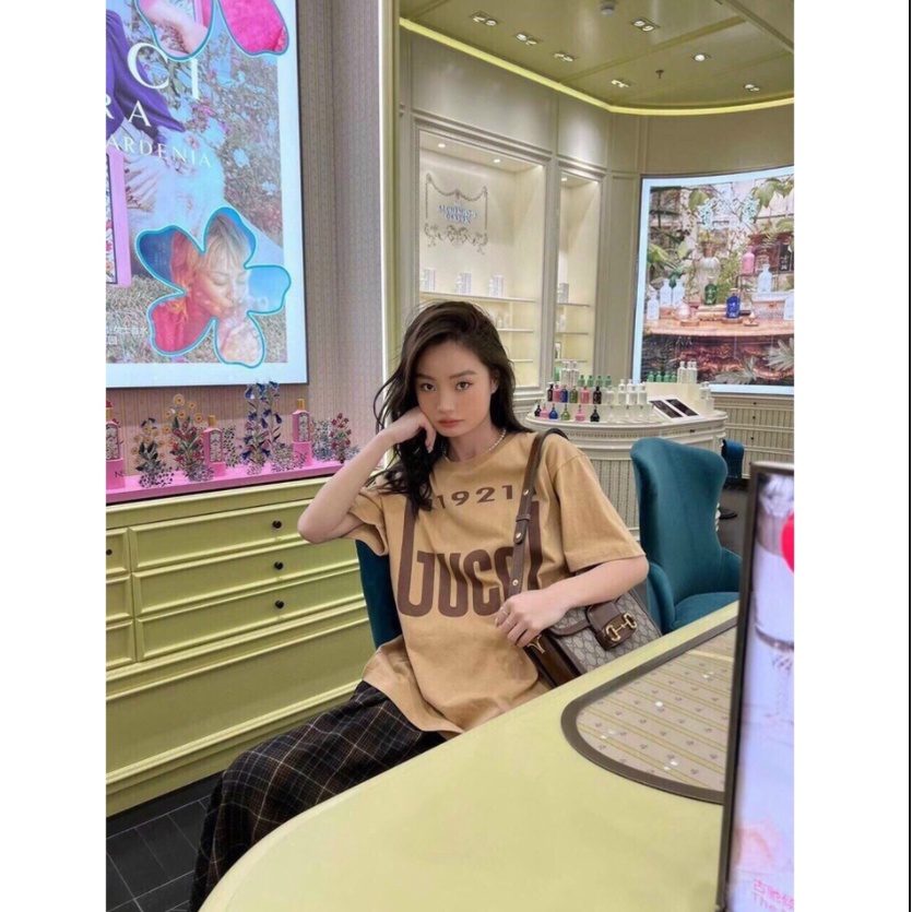 [RẺ VÔ ĐỊCH] Áo thun unisex G G 1921 basic form rộng tay lỡ dành cho nam nữ