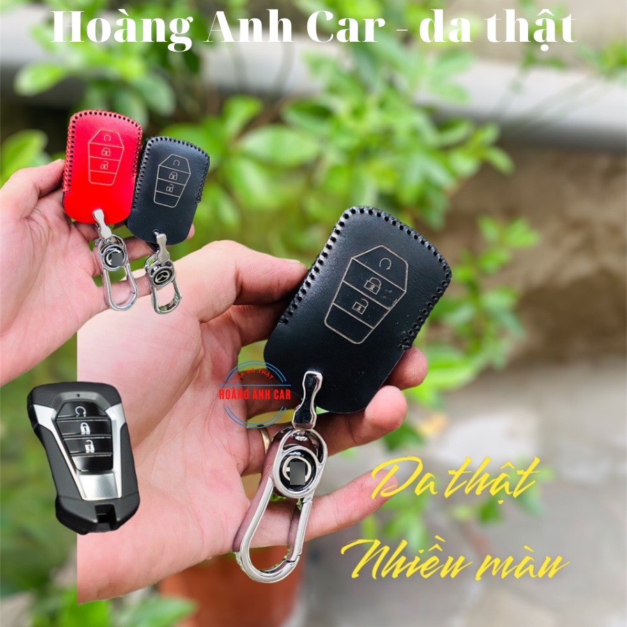 Bao da chìa khoá Mazda BT50, BT-50 all new 2021 2022 da thật khâu tay