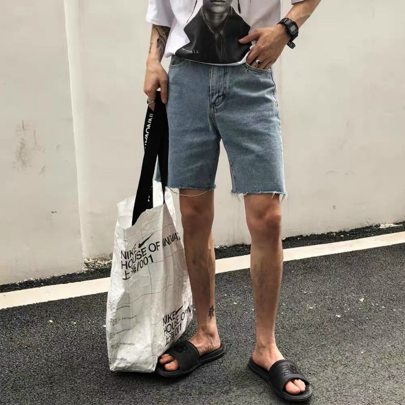 QUẦN SHORT JEAN TRƠN CAO CẤP ỐNG SUÔNG 54 104 - FORM CHUẨN ĐẸP - CHẤT VẢI BỀN ĐẸP