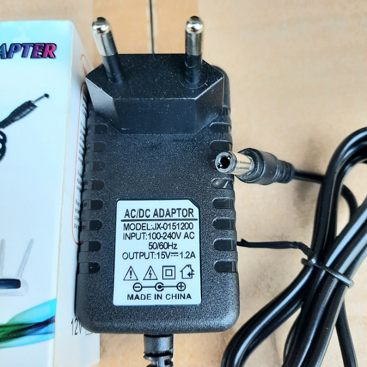 Sạc quạt tích điện mickey 15V-1,2A - adapter quạt tích điện loại tốt hàng theo quạt