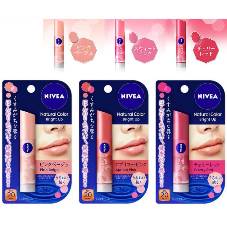 Son dưỡng môi Nivea Natural Color Bright Up SPF | BigBuy360 - bigbuy360.vn