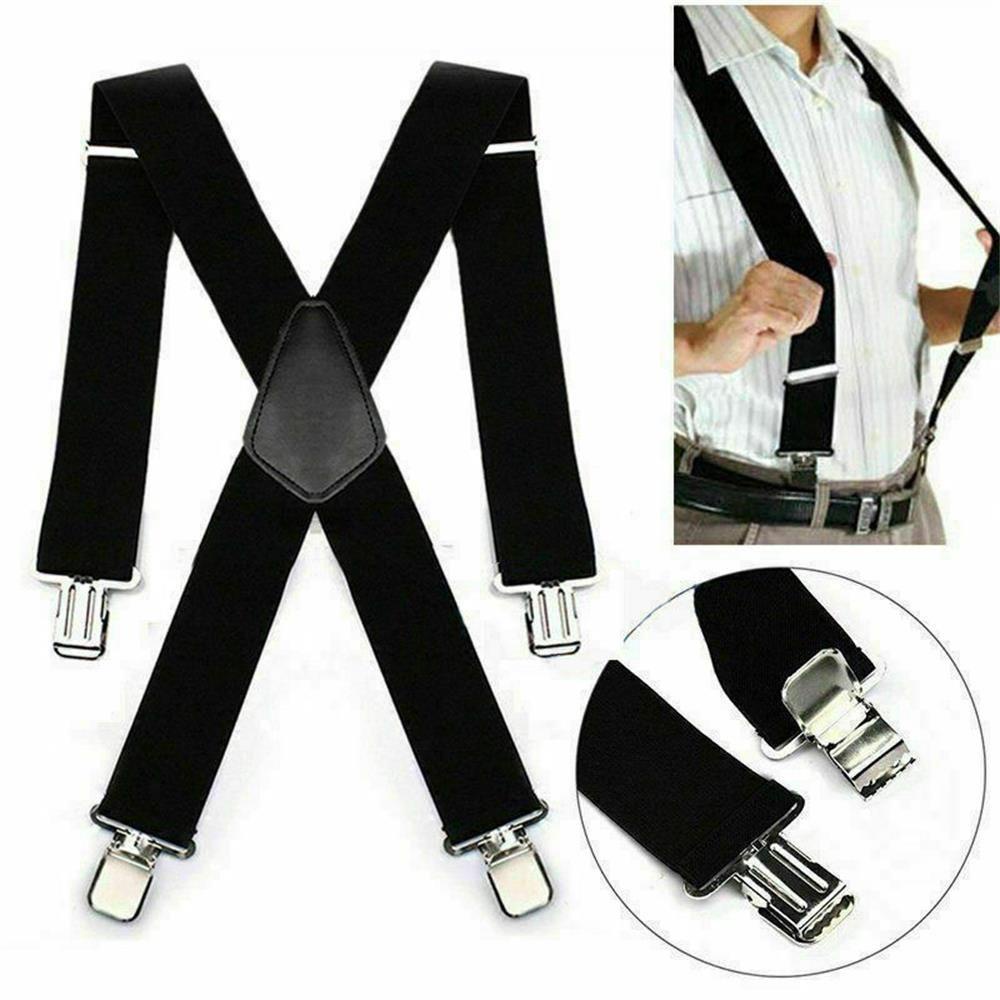 Dây Kẹp Quần Áo Màu Đen 50mm Có Thể Điều Chỉnh Cho Nam