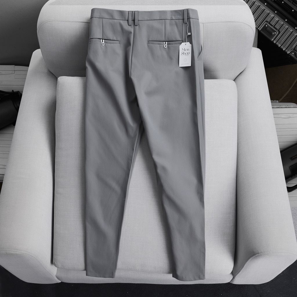 QUẦN DÀI NAM VẢI MỊM CÓ CO GIÃN / GHI XÁM MỚI