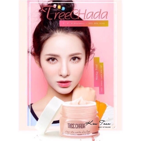 Kem Dưỡng MakeUp Trắng Da + Chống Nắng TREECHADA Thái Lan