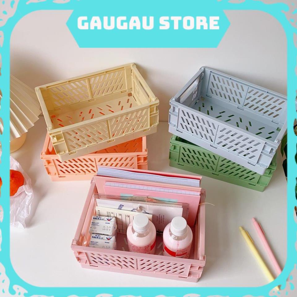 Rổ Nhựa Đựng Đồ Đa Năng Tiện Lợi Gấp Gọn [ Hàng Loại 1, Hỏa Tốc ]