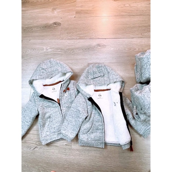 Áo khoác nỉ lông sz 3m-3y