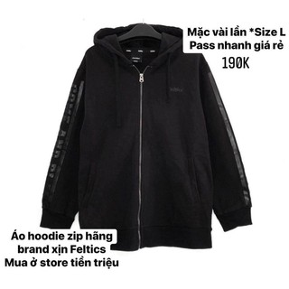 Áo hoodie zip feltics