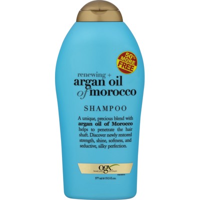 Một cặp Dầu Gội - Dầu Xả  OGX ARGAN OIL OF MOROCCO ( 577ml ) làm mềm mại và óng mượt tóc- Mỹ