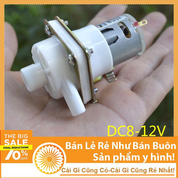 Anasa Máy Bơm Mini 12V Trắng máy bơm nước bể cá mini máy bơm nước tưới cây cảnh tưới nước Anasa