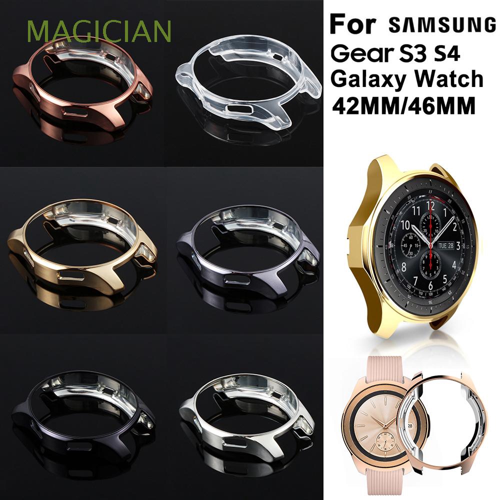 Ốp mạ điện chống sốc cao cấp cho đồng hồ Samsung Gear S3 S4 Galaxy Watch 46mm 42mm