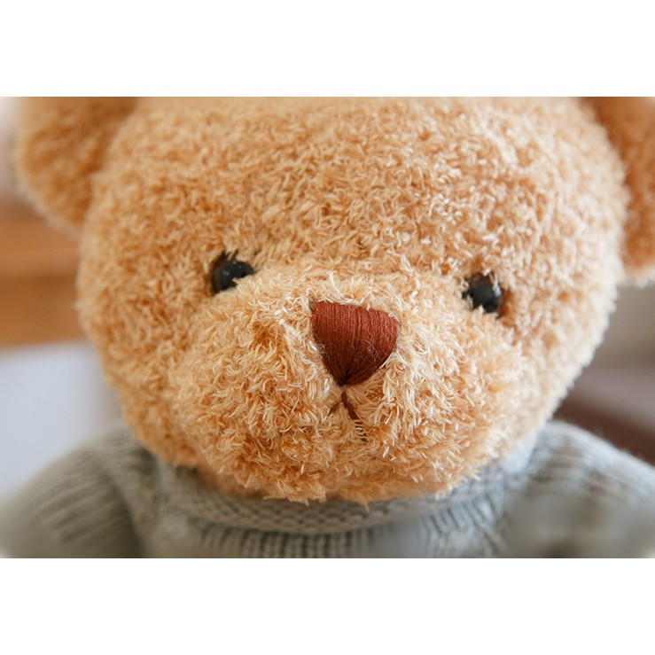 Gấu bông Teddy Bear 50cm mềm mịn áo len đẹp