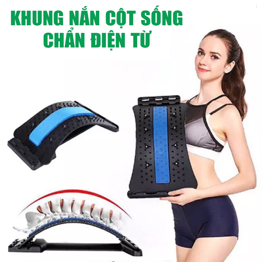 Khung định hình nắn chỉnh đốt sống lưng chẩn điện từ, hỗ trợ thoái hóa đốt sống lưng, thoát vị đĩa đệm