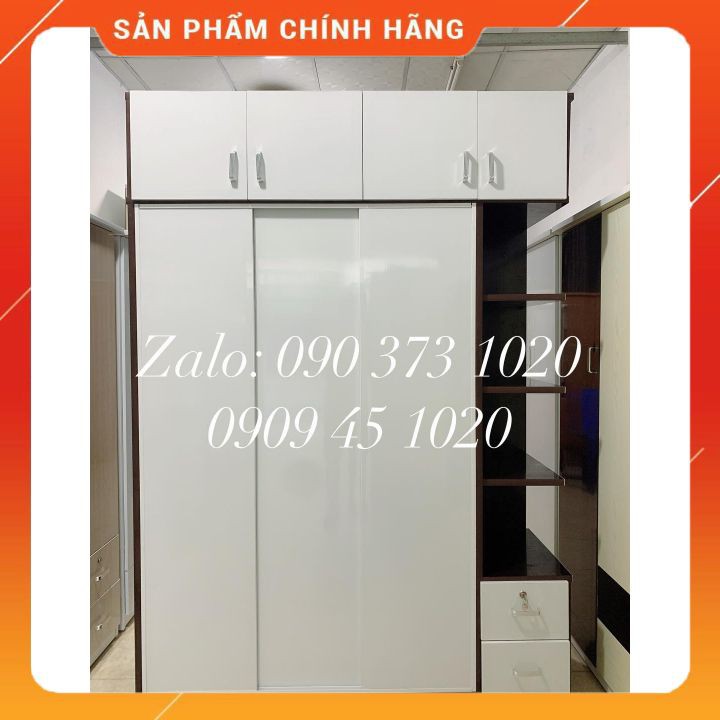 Tủ Nhựa Đài Loan 3 Cánh 3 Ngăn Kéo Ở Trên 1 Ngăn Kéo Dưới Có Kệ Trang Trí ♥️ Freeship TPHCM ♥️ Ngang 1m65,Cao 2m2, Sâu 5