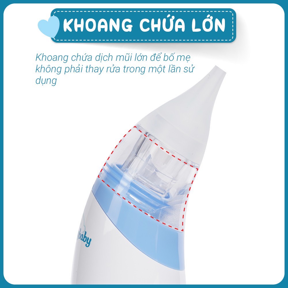 Máy hút mũi cho trẻ sơ sinh điện tử Comfybaby - CF718 - vệ sinh cho trẻ sơ sinh