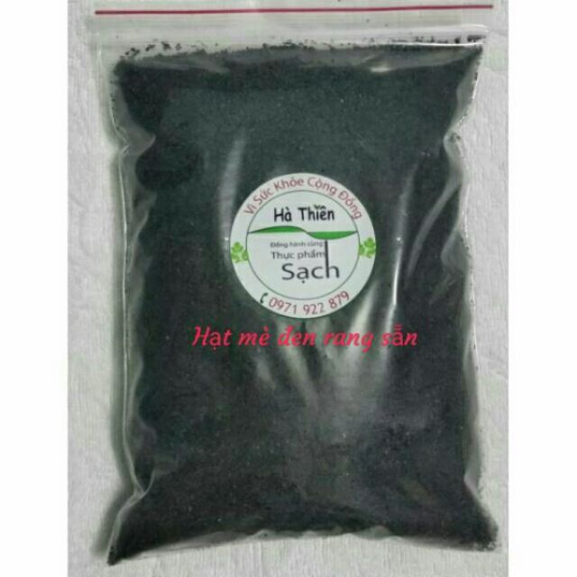 Sỉ giá gốc mè đen vừng đen rang sẵn 500g - 1kg