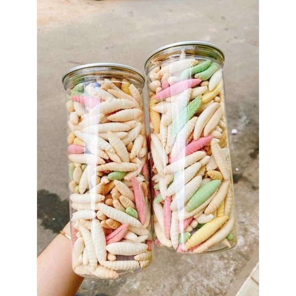 Bánh Men Đuông 4 màu , Bánh Tuổi Thơ [FREE SHIP]TỪ ĐƠN 50K, [Loại Đặc Biệt] Hàng ngon nhà làm