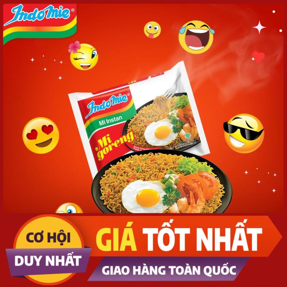 1 gói mì xào khô / Mì Trộn Indomie Mi Goreng Đủ Vị: Đặc Biệt, Cay Nồng, Sườn, Bò Cay - Ngon số 1 Thế Giới | BigBuy360 - bigbuy360.vn