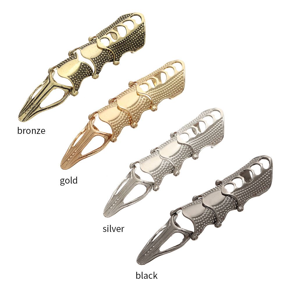 Nhẫn Hình Móng Vuốt Bằng Kim Loại Nhiều Màu Thời Trang