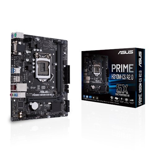 Mainboard ASUS H310M PRIME H310M-CS R2.0 (Intel H310 , Socket 1151, m-ATX, 2 khe RAM DDR4)