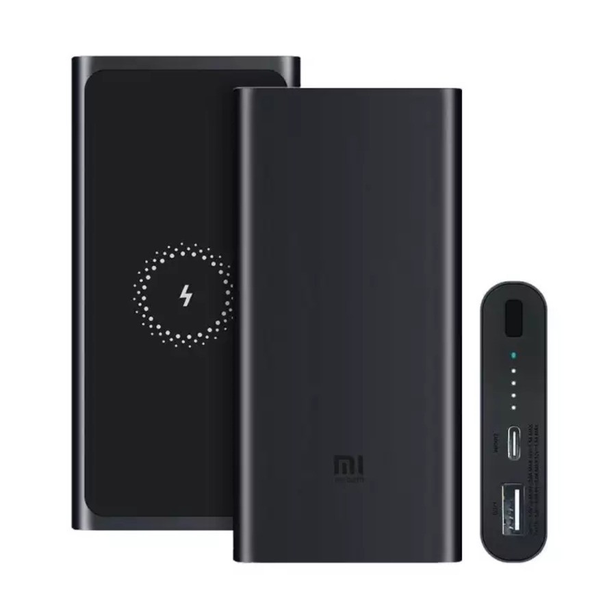 Sạc dự phòng không dây Xiaomi 10000mAh - Pin dự phòng tích hợp sạc không dây - Bảo Hành 12 Tháng HÀNG CHÍNH HÃNG