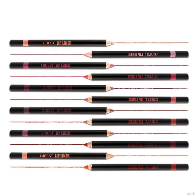 (Hàng Mới Về) Set 12 Chì Kẻ Viền Môi Lâu Trôi Không Thấm Nước Bioaqua | BigBuy360 - bigbuy360.vn