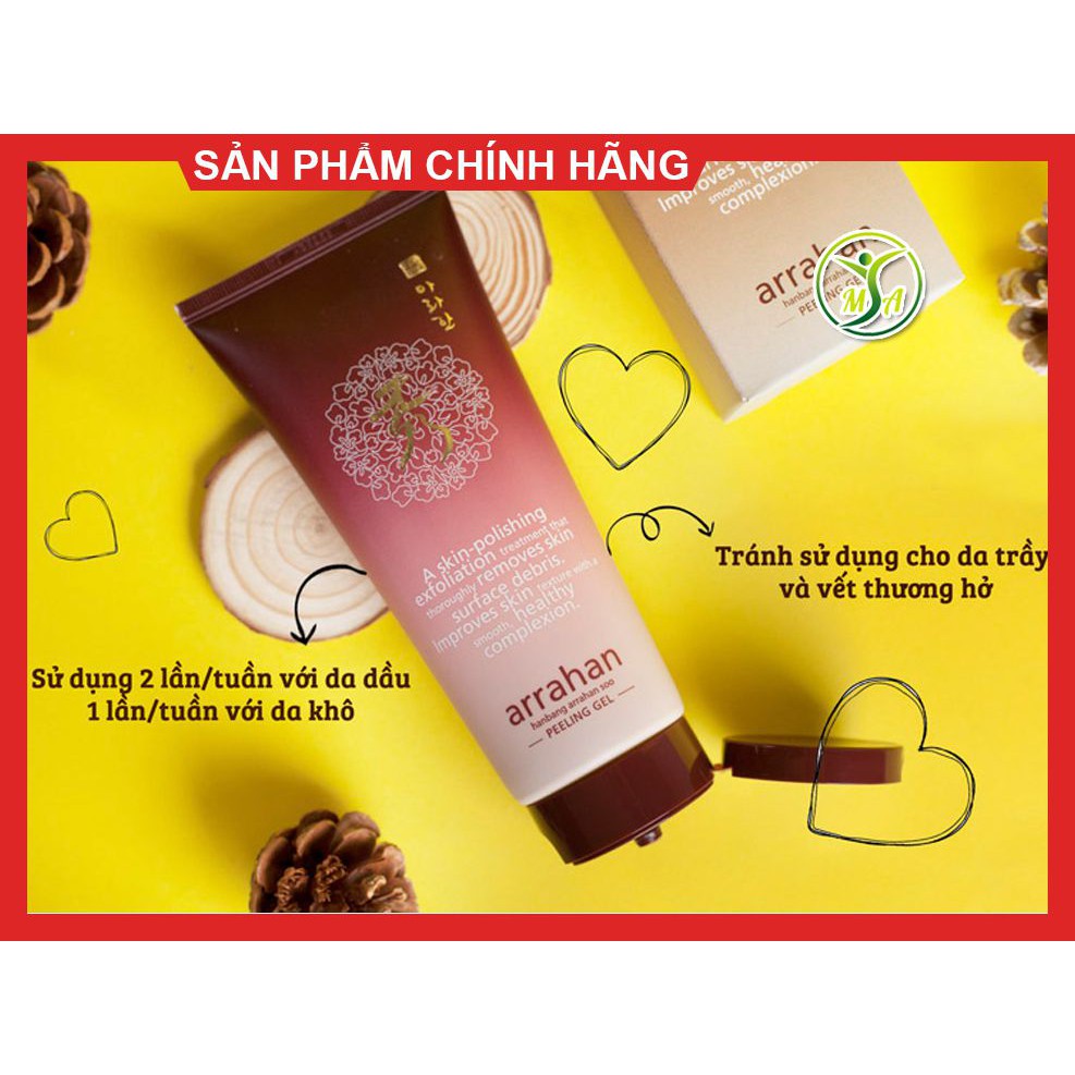 [CHÍNH HÃNG] Gel Tẩy Tế Bào Da Chết Chiết Xuất Từ Quả La Hán Hanbang Arrahan Soo Peeling