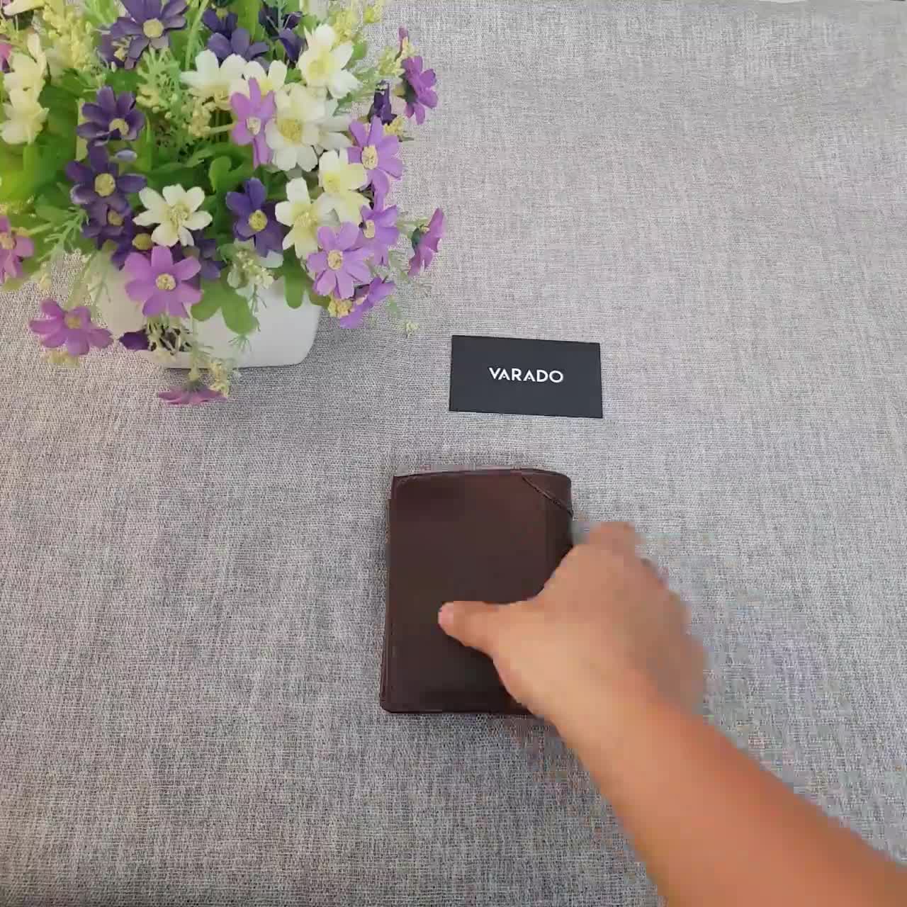 Ví nam da bò thật VARADO VD012N tiện lợi tinh tế dễ cầm | BigBuy360 - bigbuy360.vn