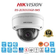 Camera IP Dome hồng ngoại không dây 2.0 Megapixel HIKVISION DS-2CD2121G0-IWS