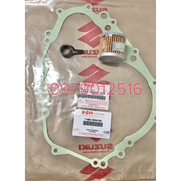 Combo lò xo cần số, ron nắp nổi, lọc nhớt Raider Fi, Satria fi, GSX S150, GSX R150, Bandit