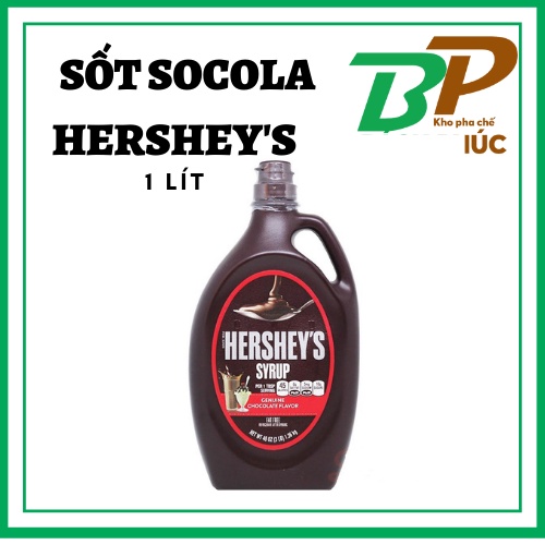 Sốt Topping Hershey's Socola Chai 1kg3 Syrup Chocolate Hershey Mỹ