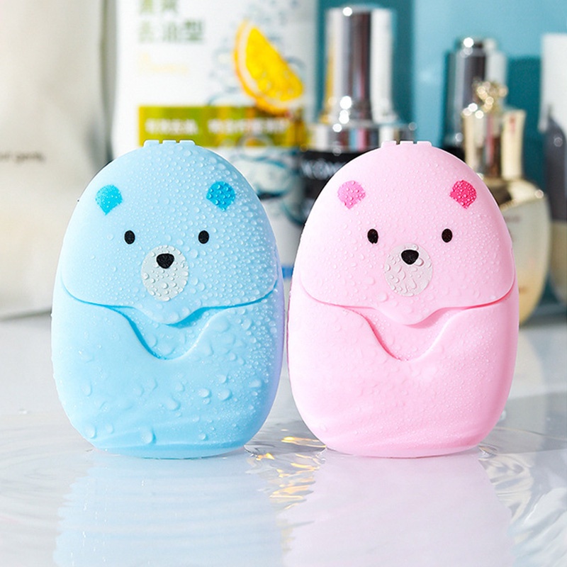 Hộp Xà Phòng Giấy mini Dùng Một Lần Cho Bé JP5