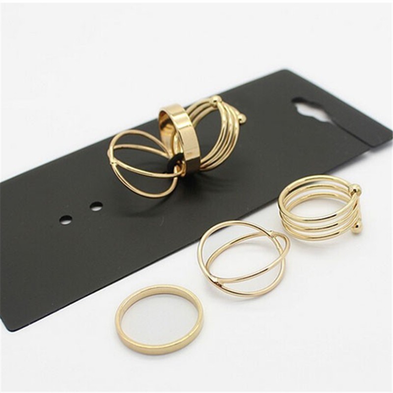 Set 6 nhẫn cá tính thời trang dành cho nữ