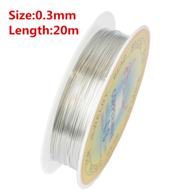 Cuộn Dây Kim Loại Mạ Vàng Bạc 0.2-1mm Dùng Làm Trang Sức Thủ Công