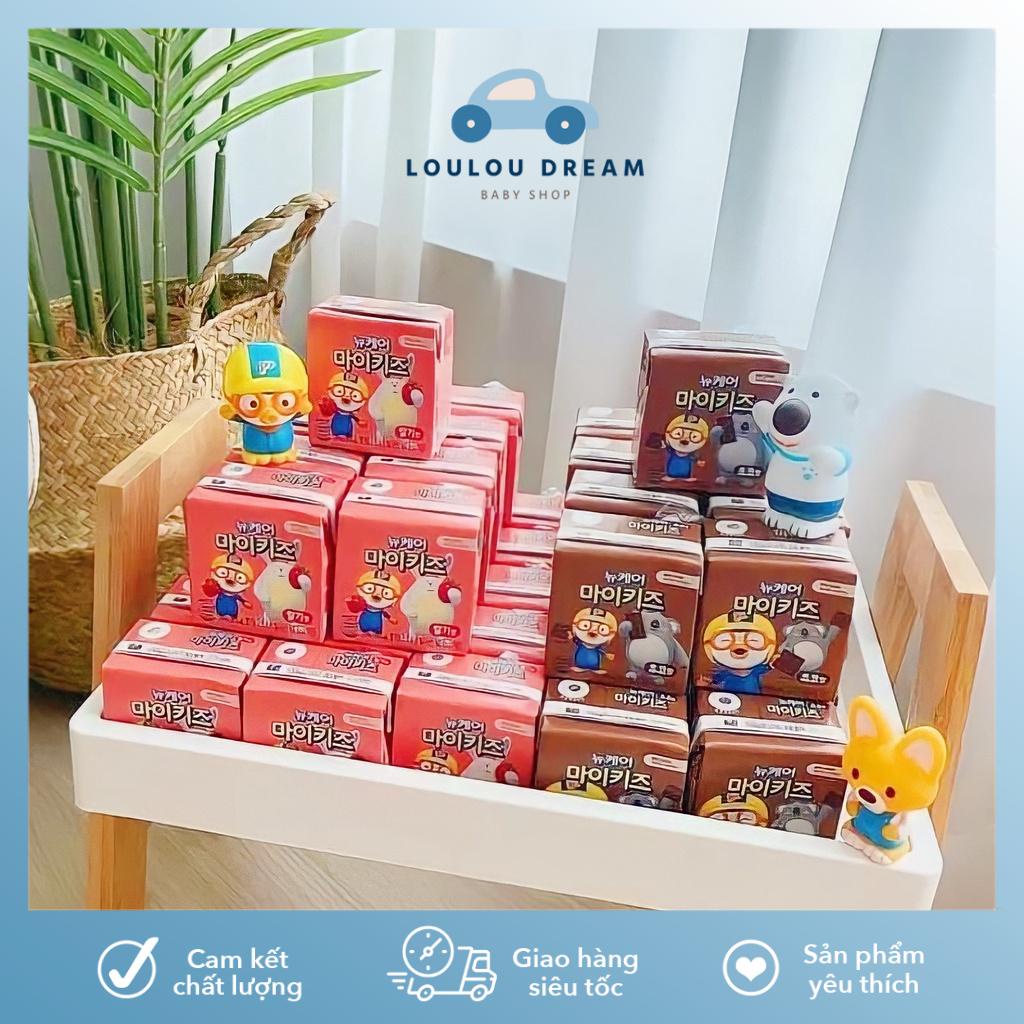 Sữa tươi PORORO Daesang Hàn Quốc tăng chiều cao và cân nặng cho bé (vị dâu - chuối - socola)
