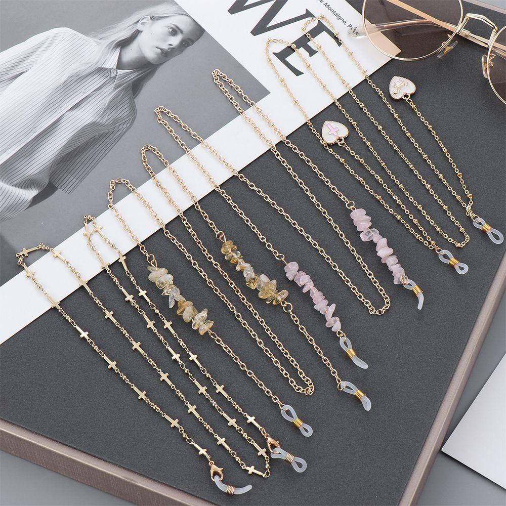 Dây Đeo Kính Mát Chống Trượt Cho Nữ|Dây Giữ Mắt Kính Xỏ Hạt Thời Trang