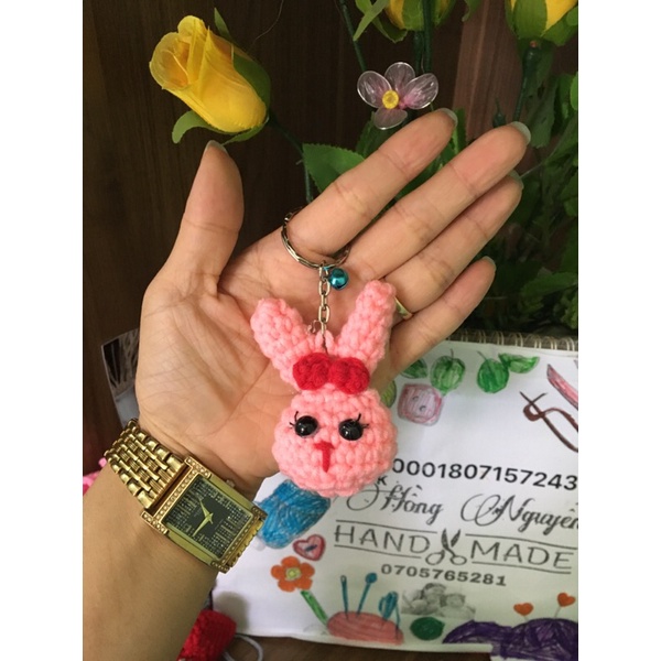 Móc khoá bằng len